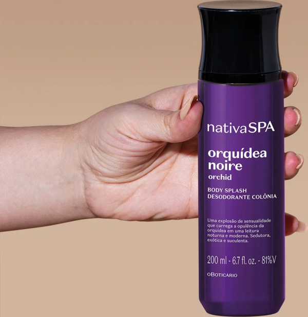 Body Splash Nativa Spa Orchid Noire 200ml