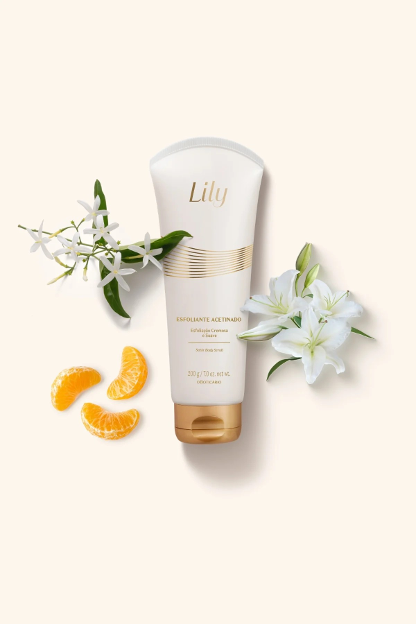Lily Satin Velvet Body Scrub