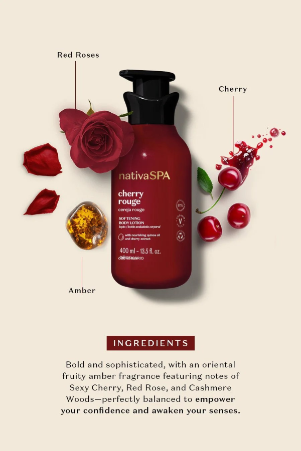 Nativa SPA Cherry Rouge Body Lotion
